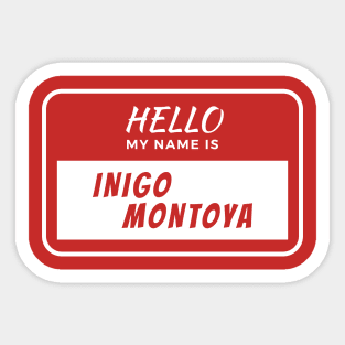 Inigo Nametag Sticker